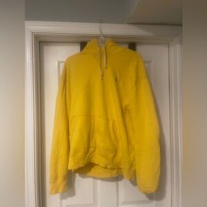 Polo by Ralph Lauren Yellow Zip Mock Neck Sweatshirt